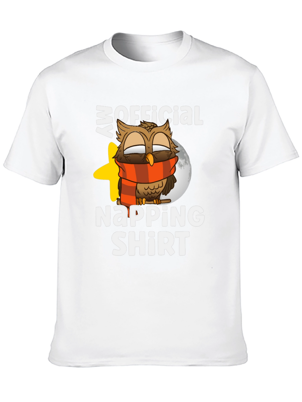 Camiseta Divertida de Búho para Siesta