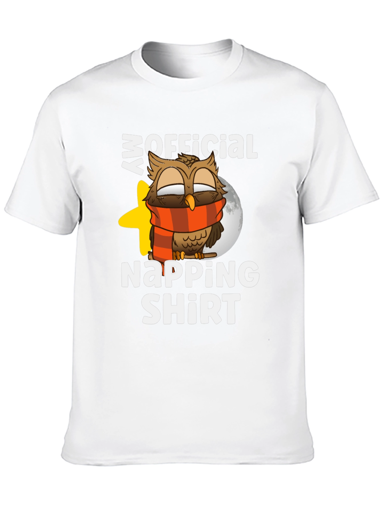 Camiseta Divertida de Búho para Siesta