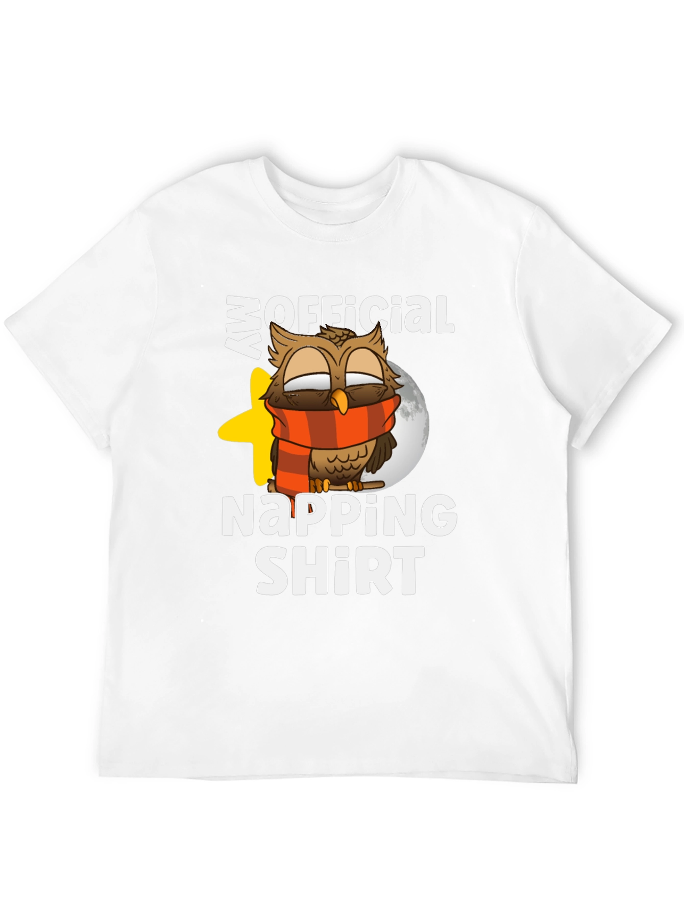 Camiseta Divertida de Búho para Siesta