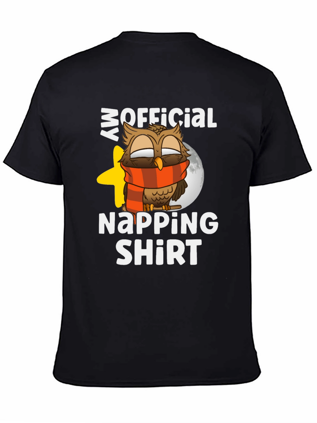 Camiseta Divertida de Búho para Siesta
