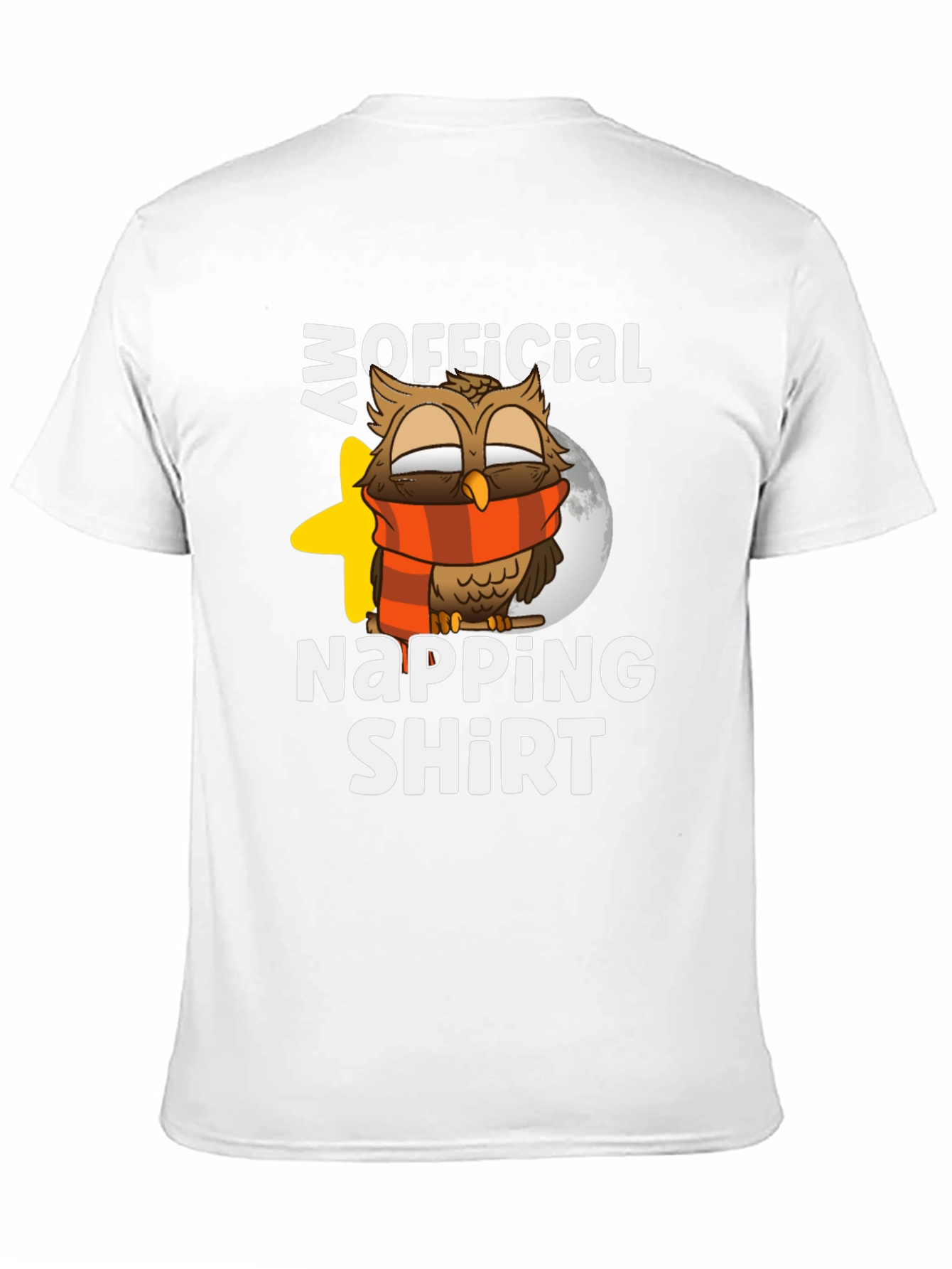 Camiseta Divertida de Búho para Siesta