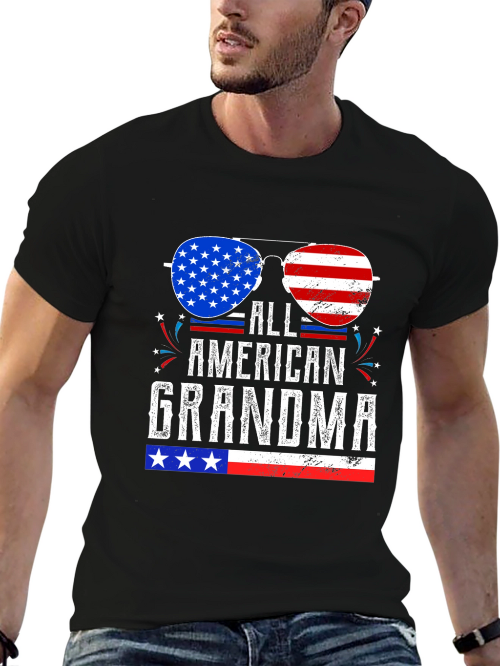 Camiseta All American Grandma