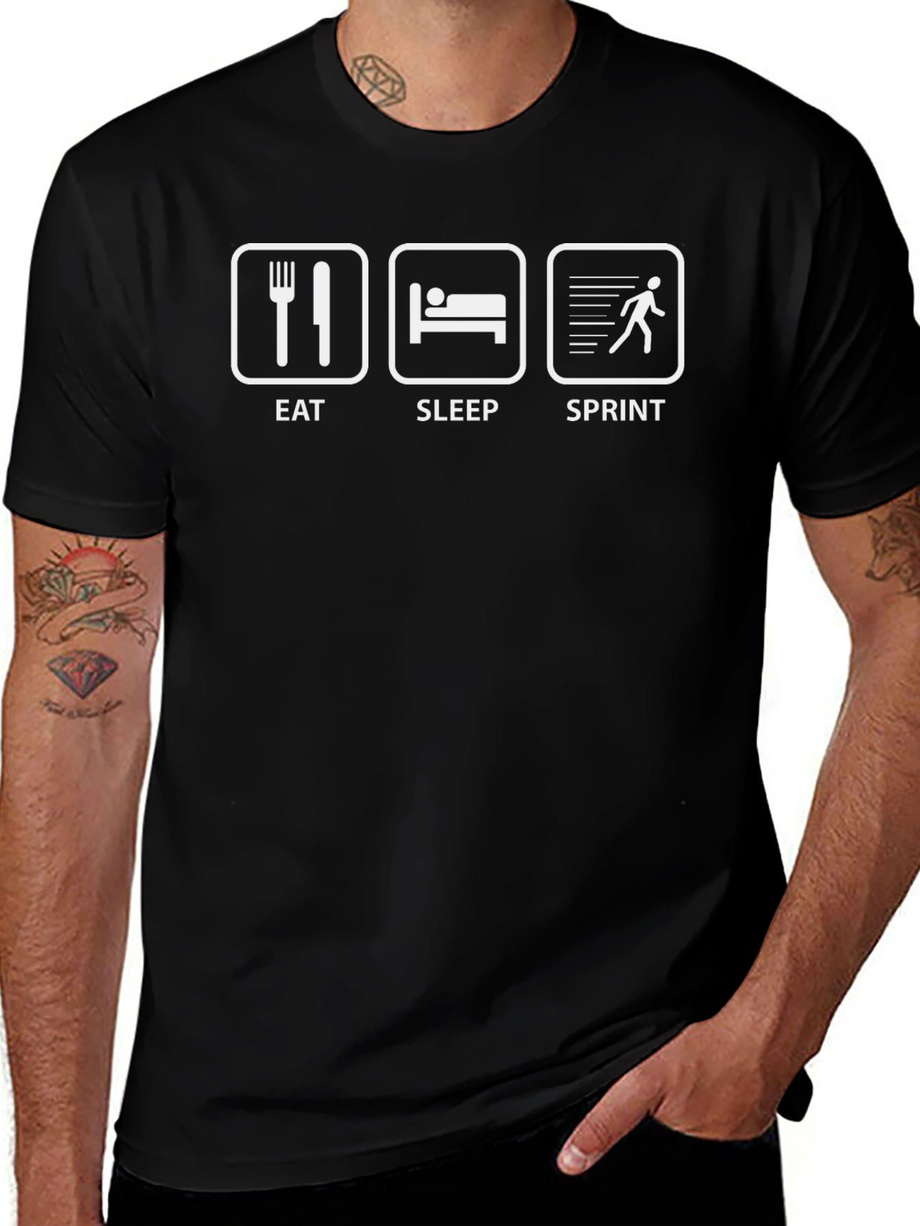 Camiseta Deportiva: Come Duerme Corre