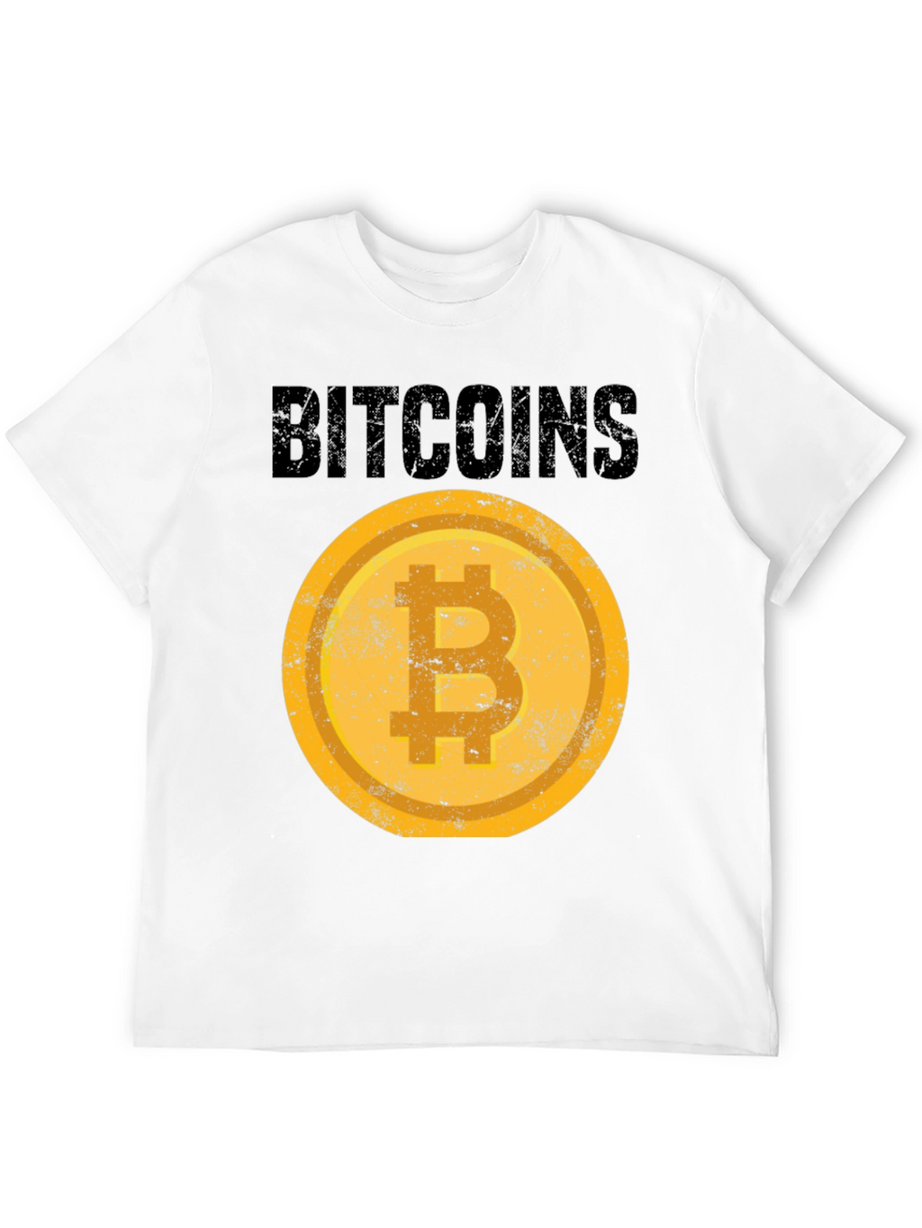 Camiseta Bitcoin Estampada - Diseño Moderno