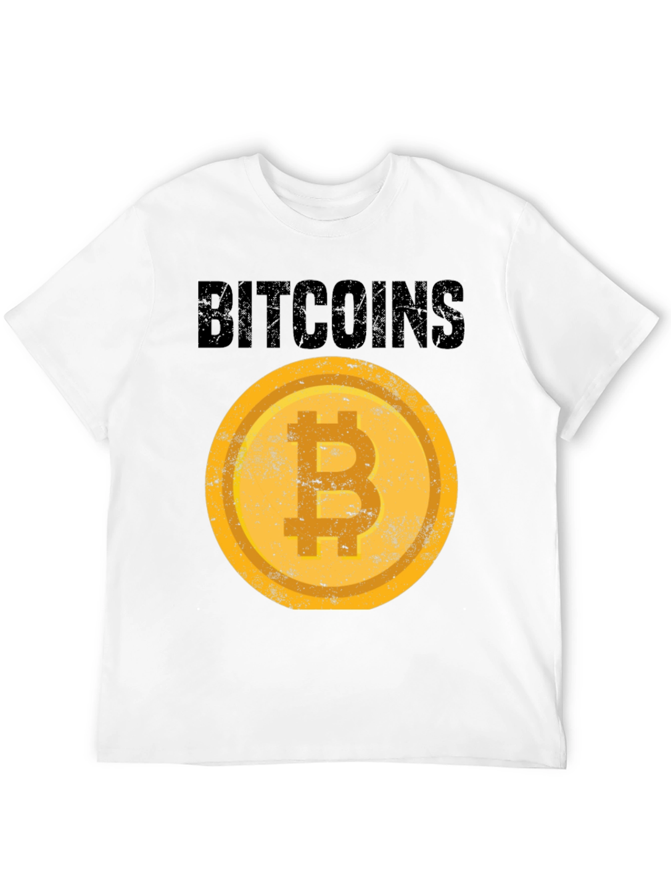 Camiseta Bitcoin Estampada - Diseño Moderno