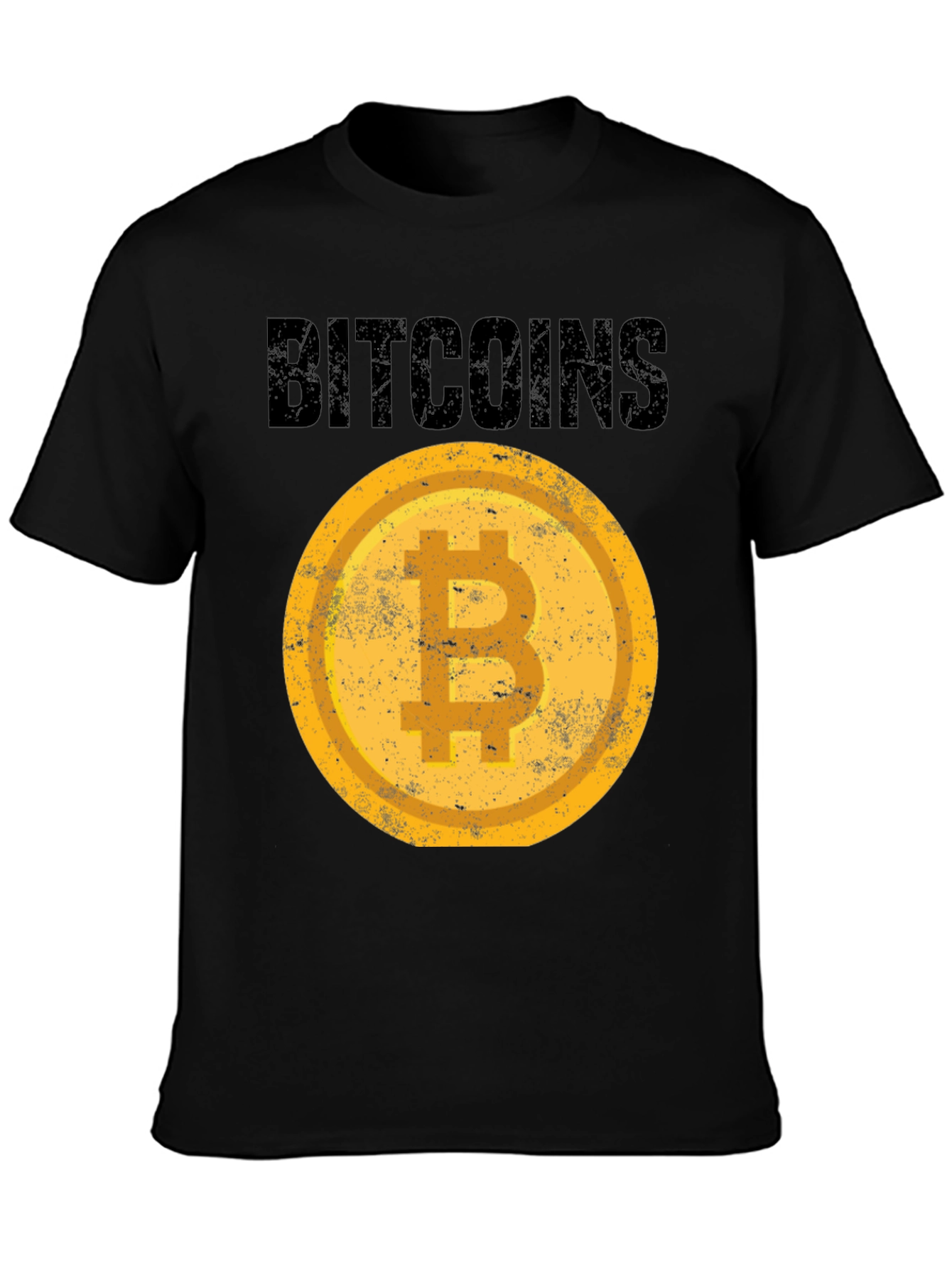 Camiseta Bitcoin Estampada - Diseño Moderno