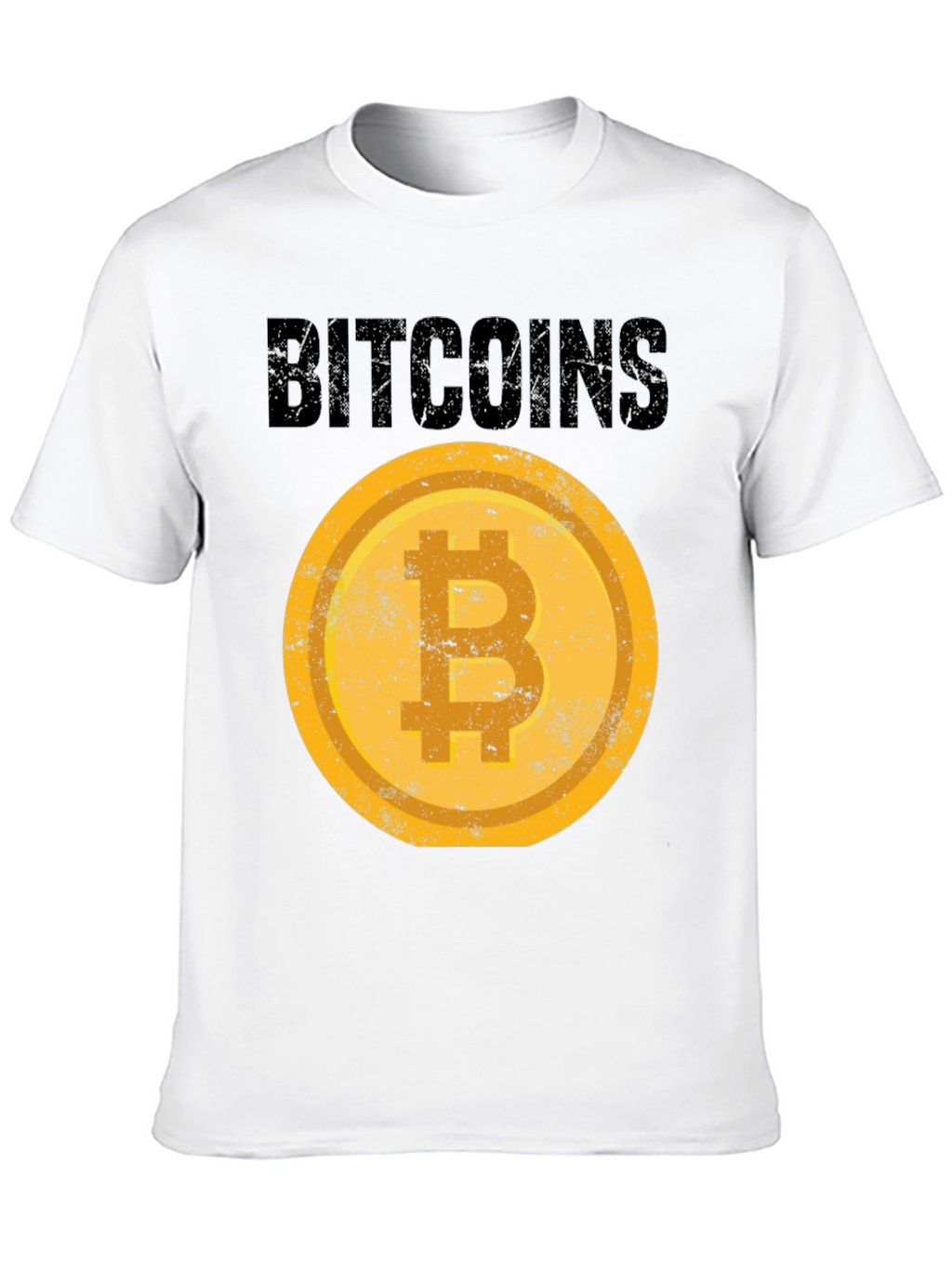 Camiseta Bitcoin Estampada - Diseño Moderno
