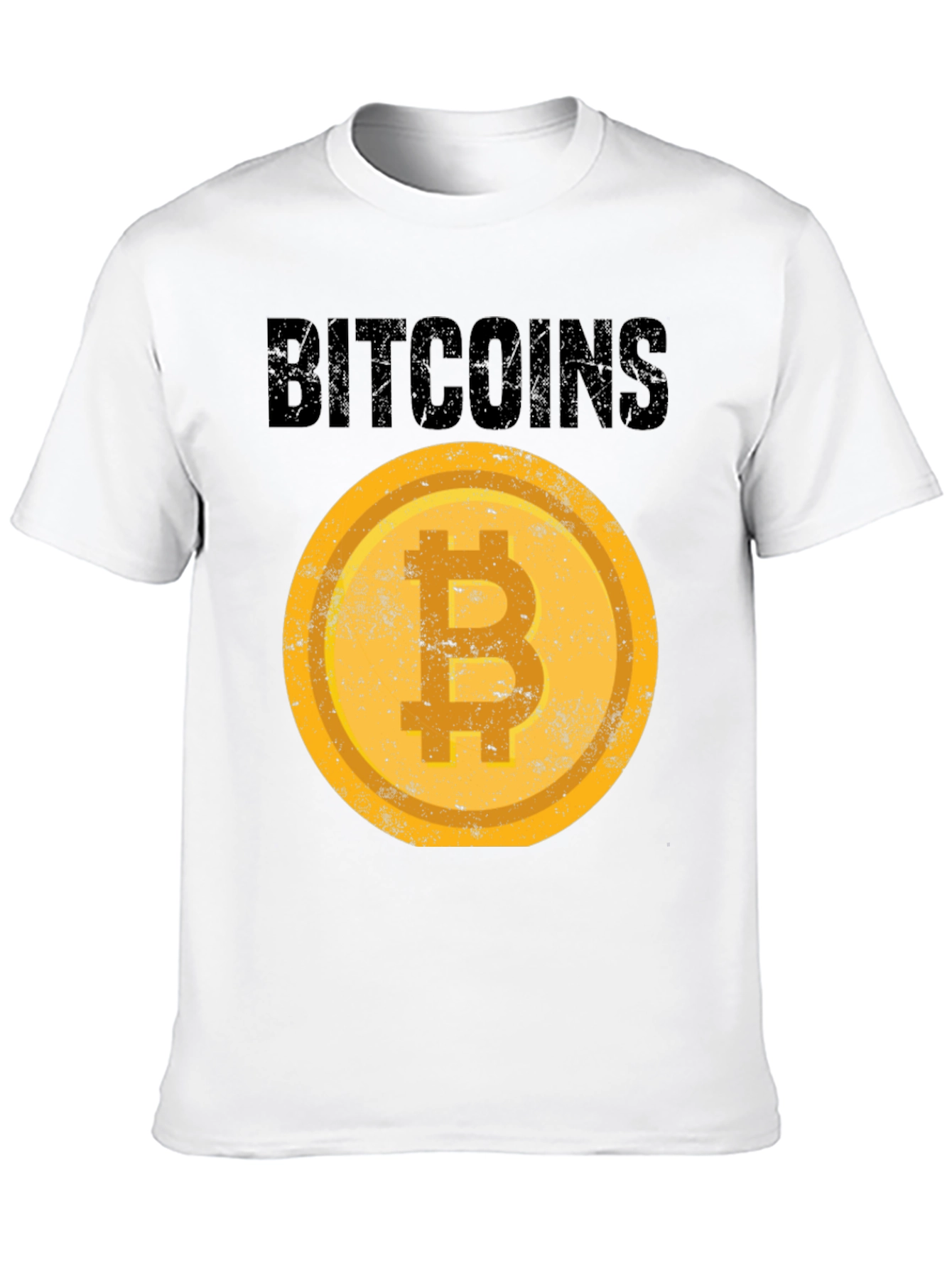 Camiseta Bitcoin Estampada - Diseño Moderno