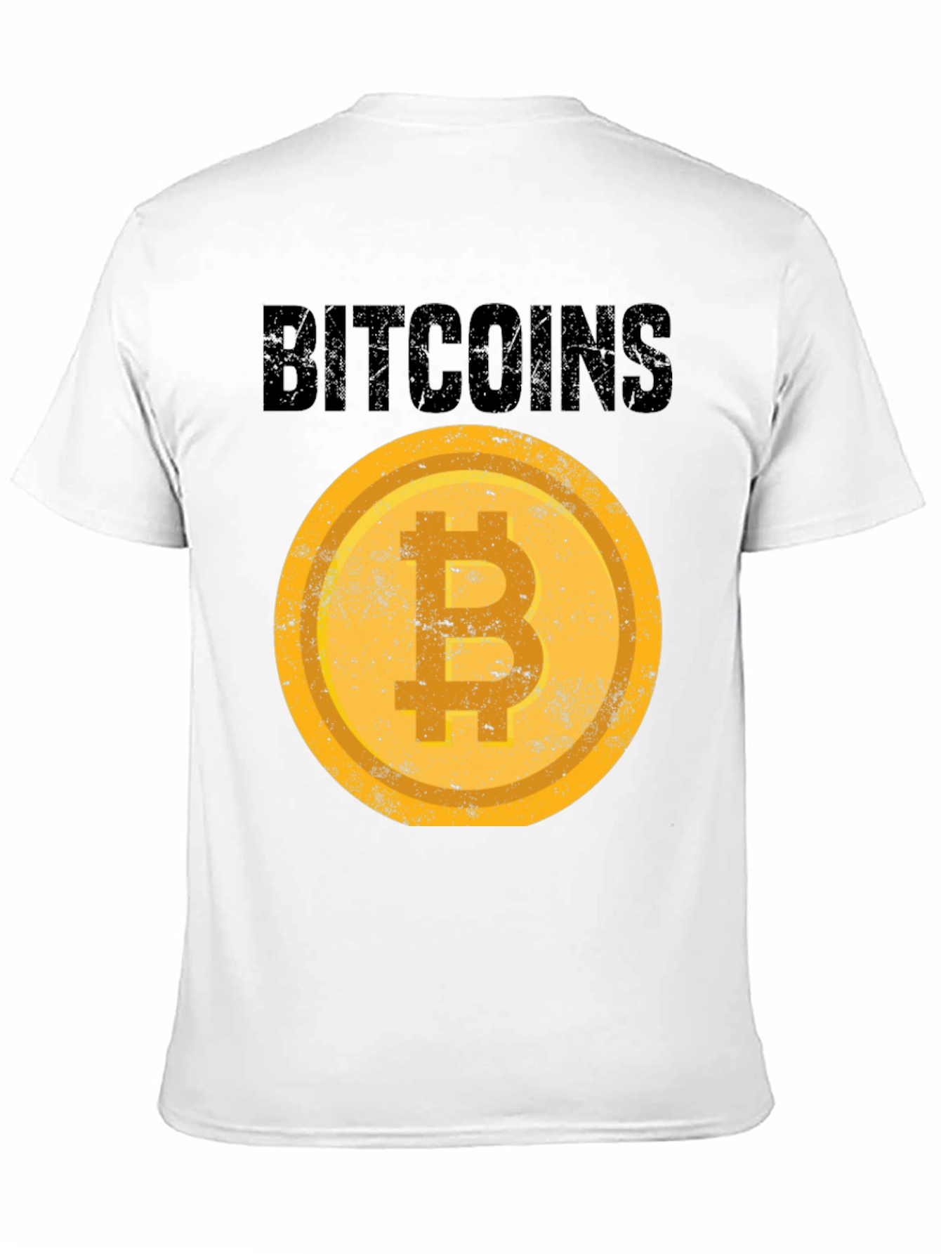 Camiseta Bitcoin Estampada - Diseño Moderno