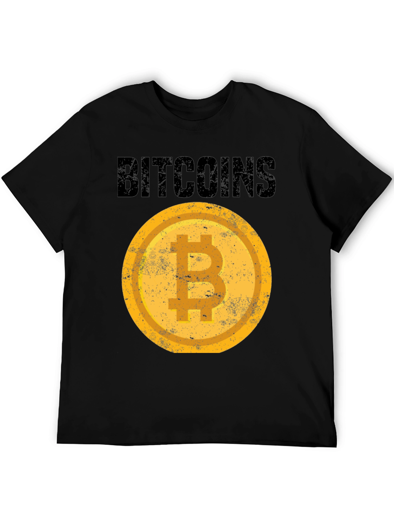 Camiseta Bitcoin Estampada - Diseño Moderno