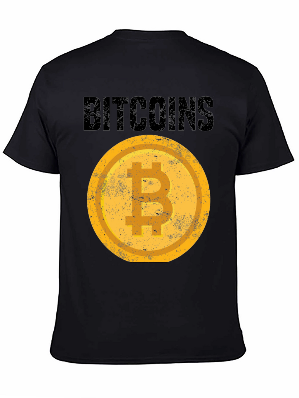 Camiseta Bitcoin Estampada - Diseño Moderno