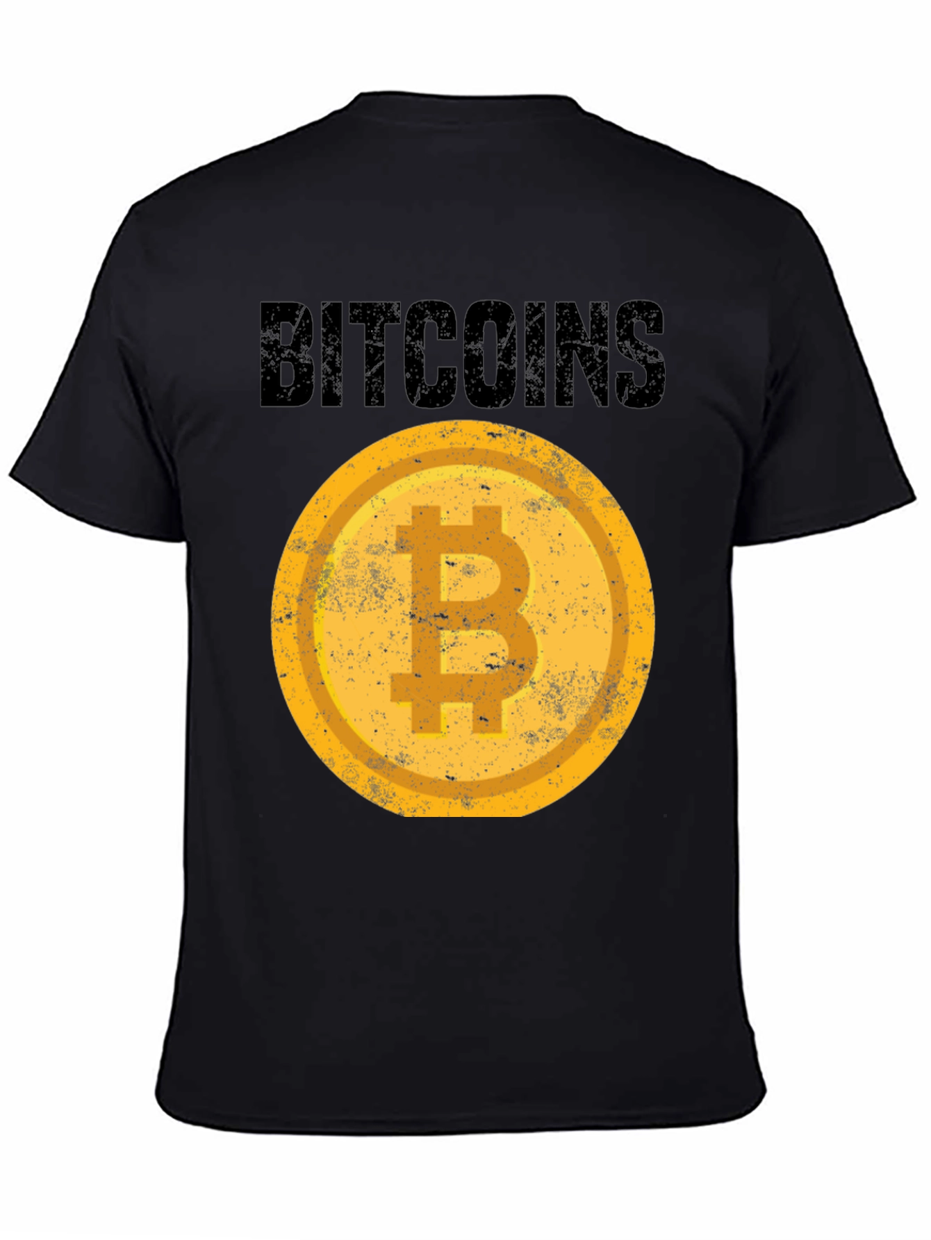 Camiseta Bitcoin Estampada - Diseño Moderno