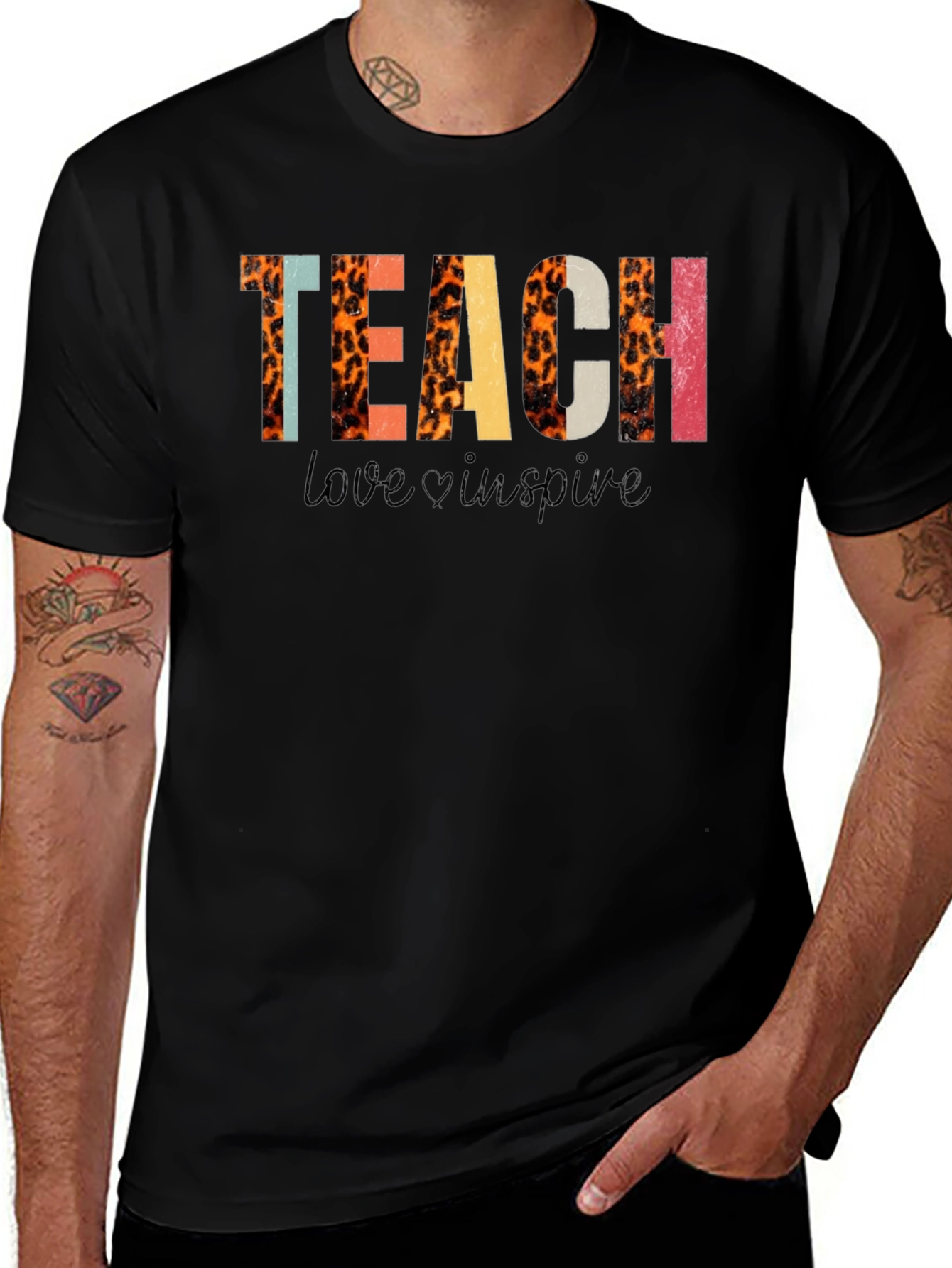 Camiseta Enseñar Amar Inspirar