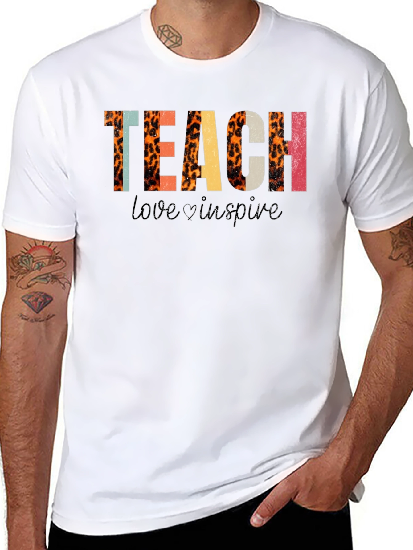 Camiseta Enseñar Amar Inspirar