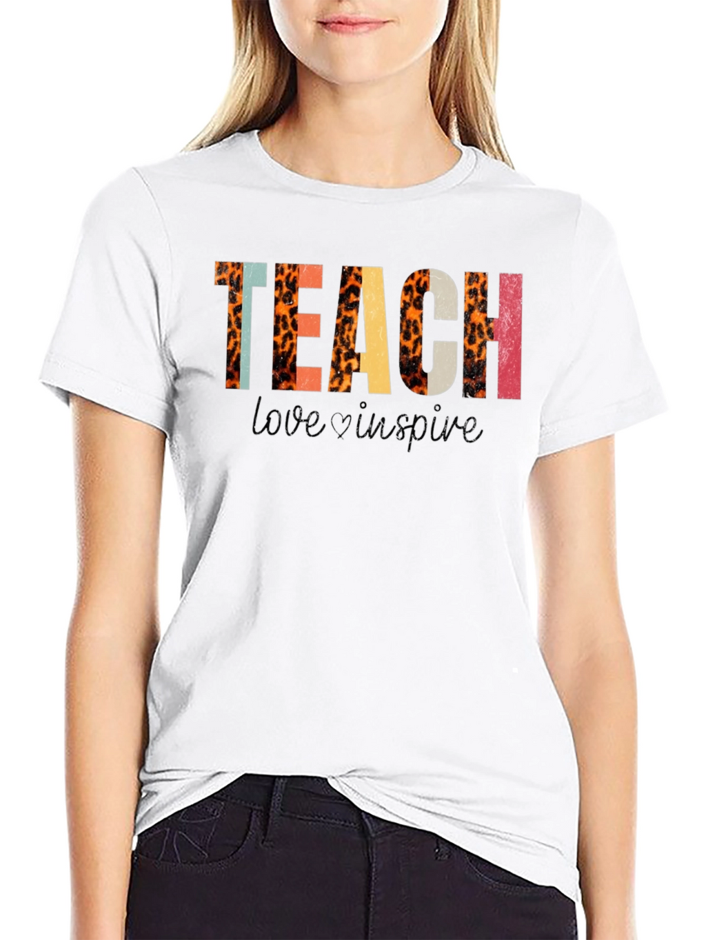 Camiseta Enseñar Amar Inspirar