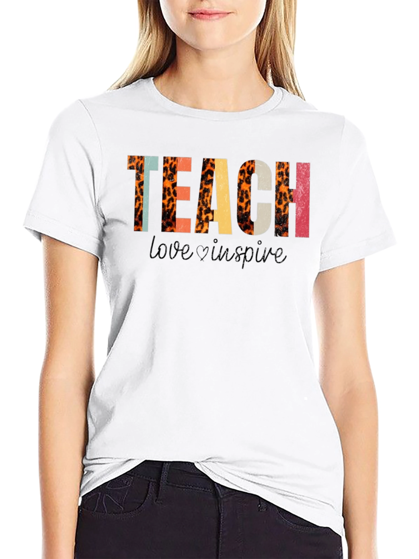 Camiseta Enseñar Amar Inspirar
