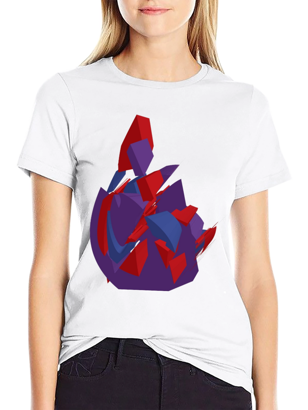 Camiseta Hombre Diseño Abstracto Moderno