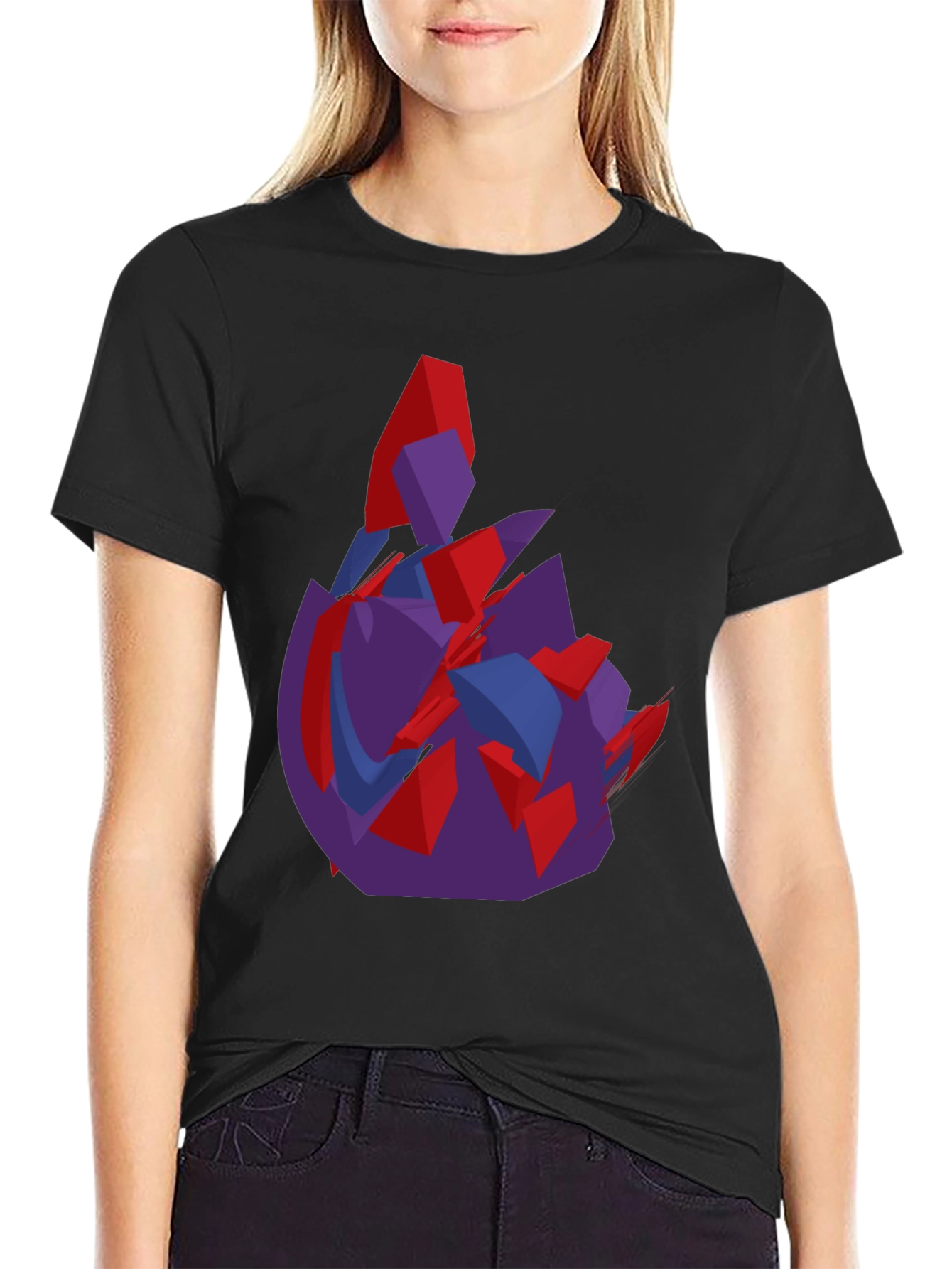 Camiseta Hombre Diseño Abstracto Moderno
