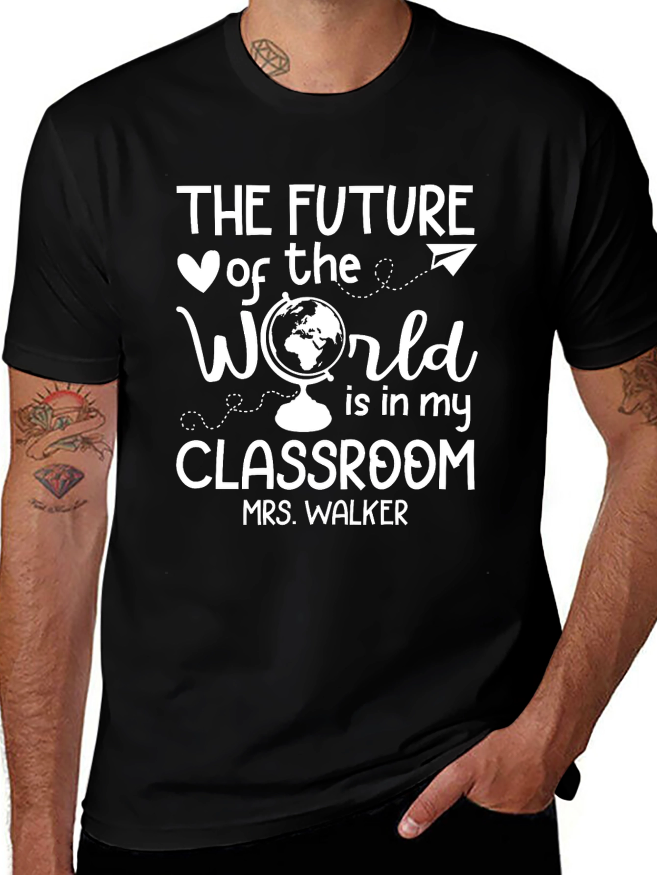 Camiseta El Futuro del Mundo para Profesores