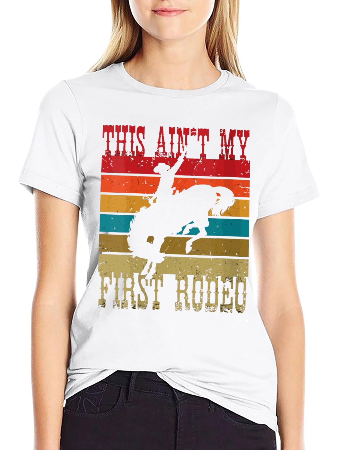 Camiseta Este No Es Mi Primer Rodeo