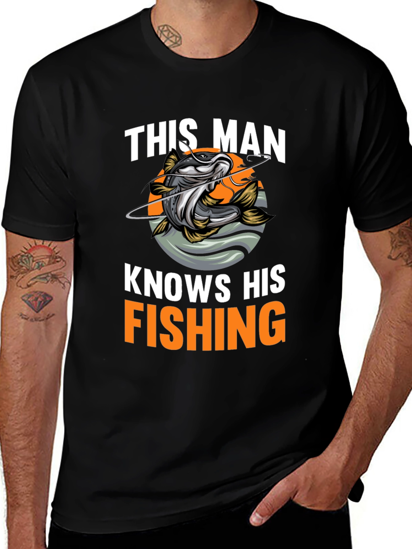 Camiseta Hombre Pesca - Este Hombre Sabe Pescar
