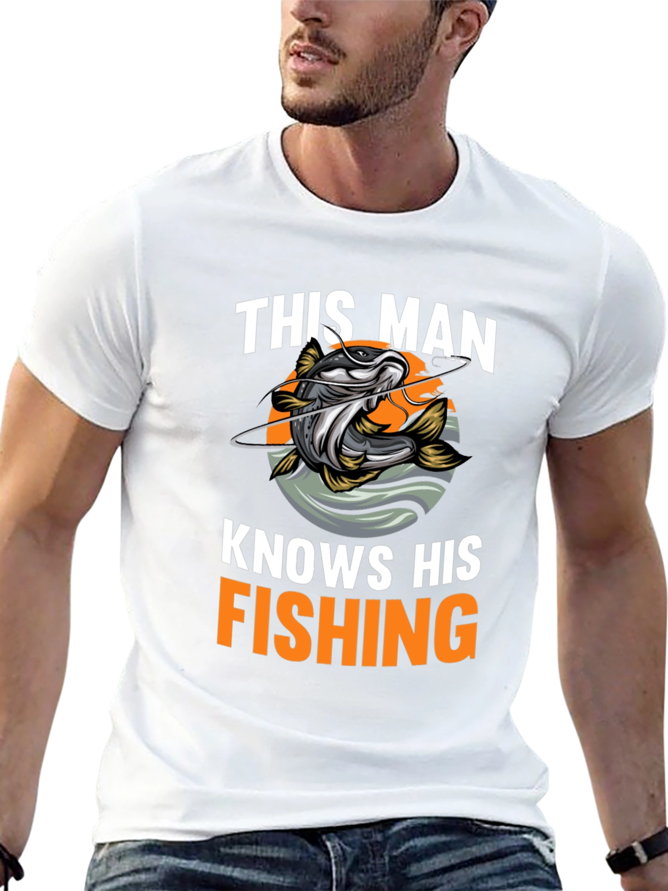 Camiseta Hombre Pesca - Este Hombre Sabe Pescar