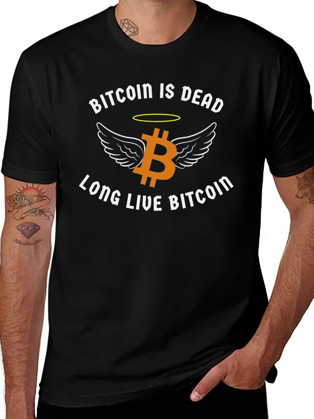 Camiseta Bitcoin is Dead - Long Live Bitcoin