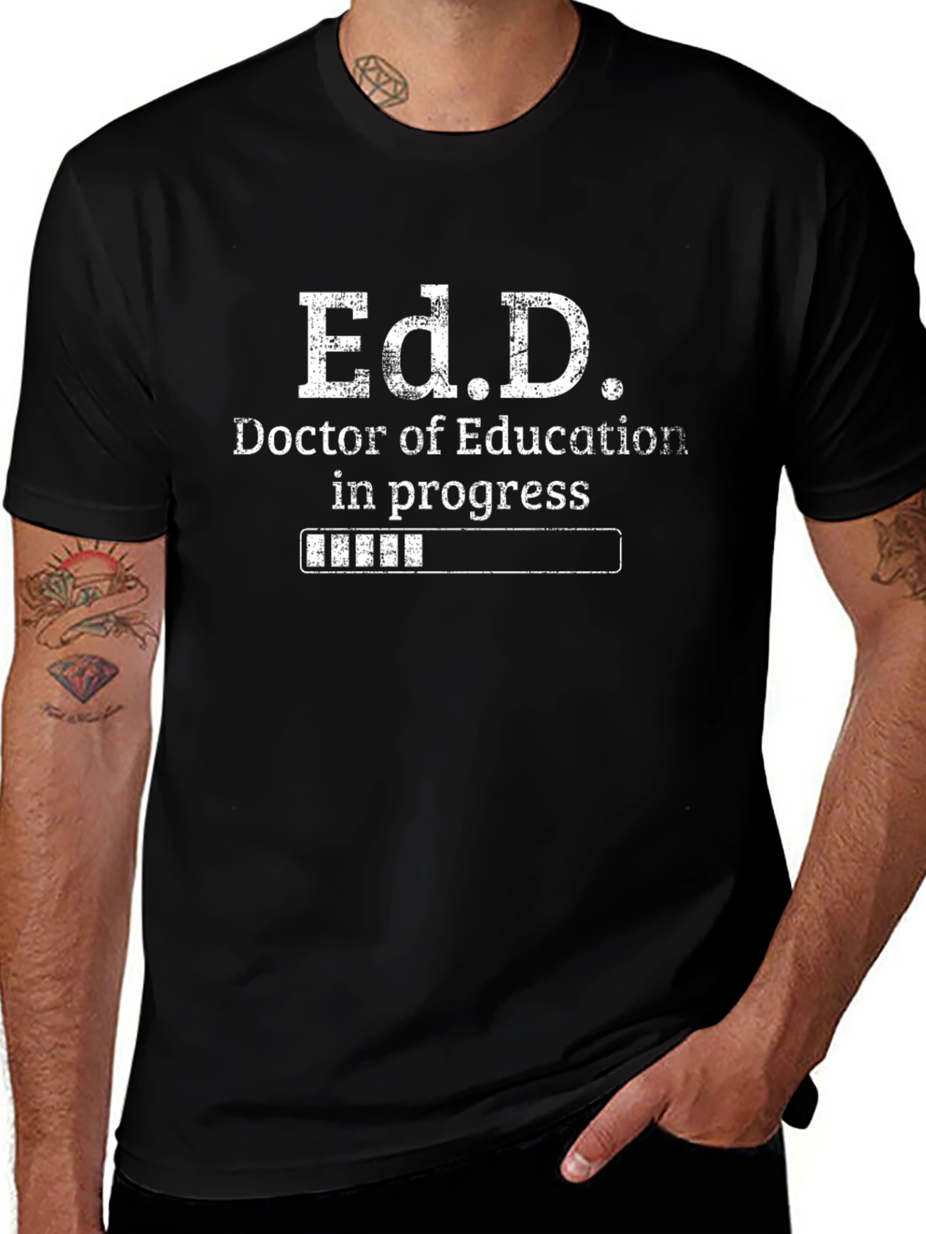 Camiseta Ed.D. Doctorado en Educación en Progreso