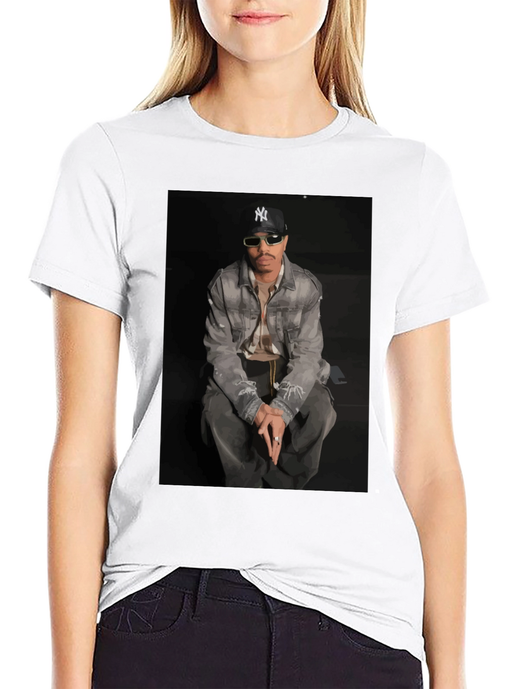 Camiseta Hombre Estampada Diseño Urbano