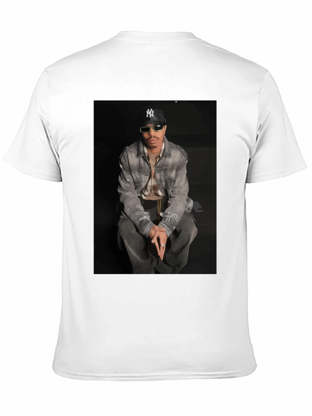 Camiseta Hombre Estampada Diseño Urbano