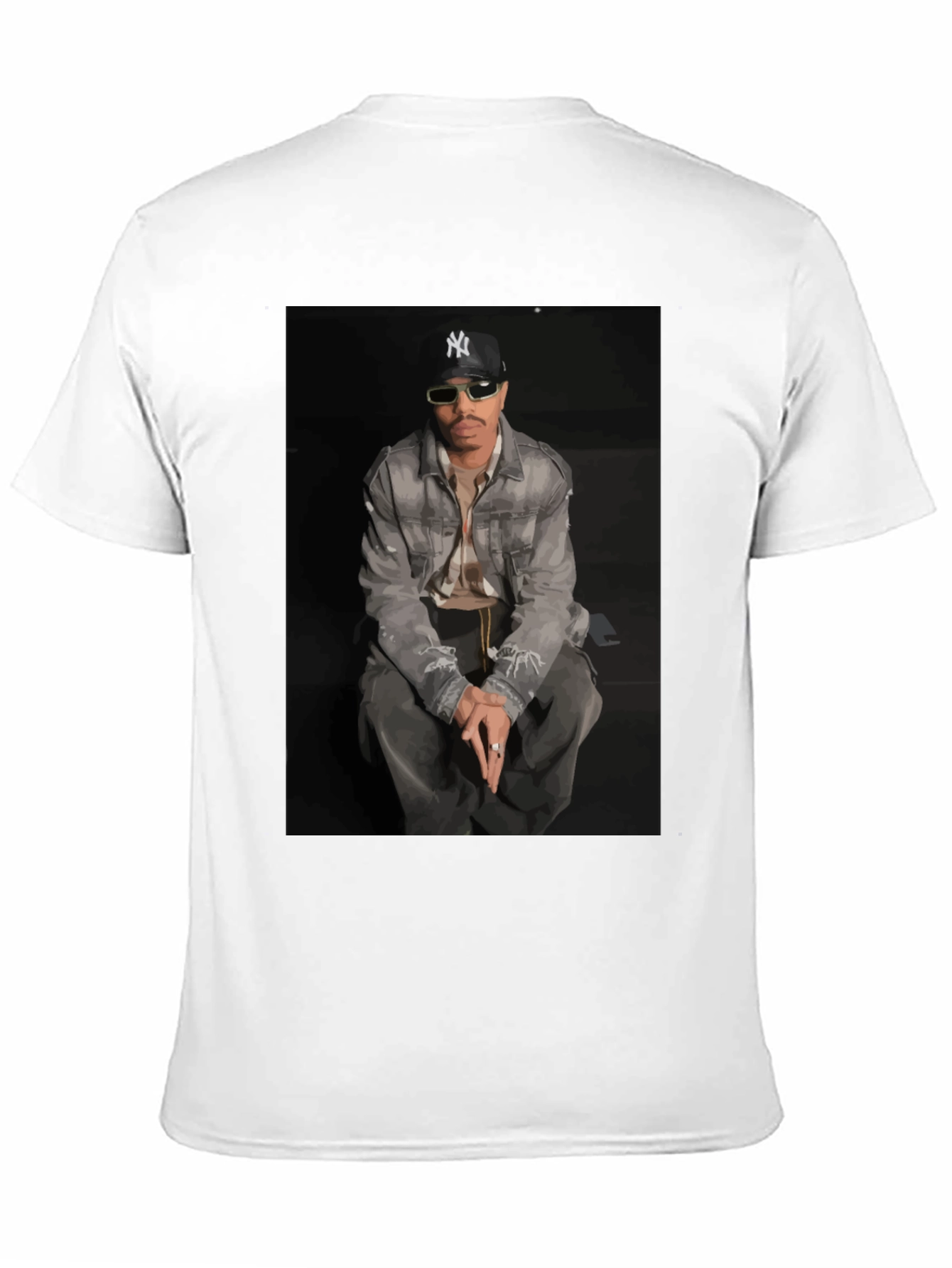 Camiseta Hombre Estampada Diseño Urbano