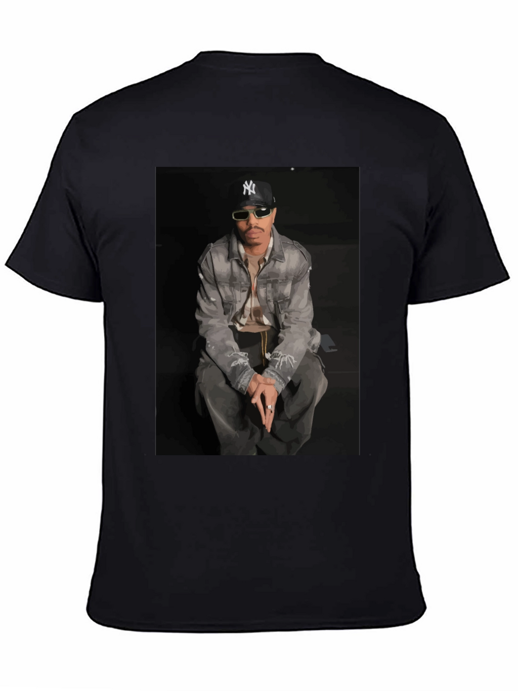 Camiseta Hombre Estampada Diseño Urbano