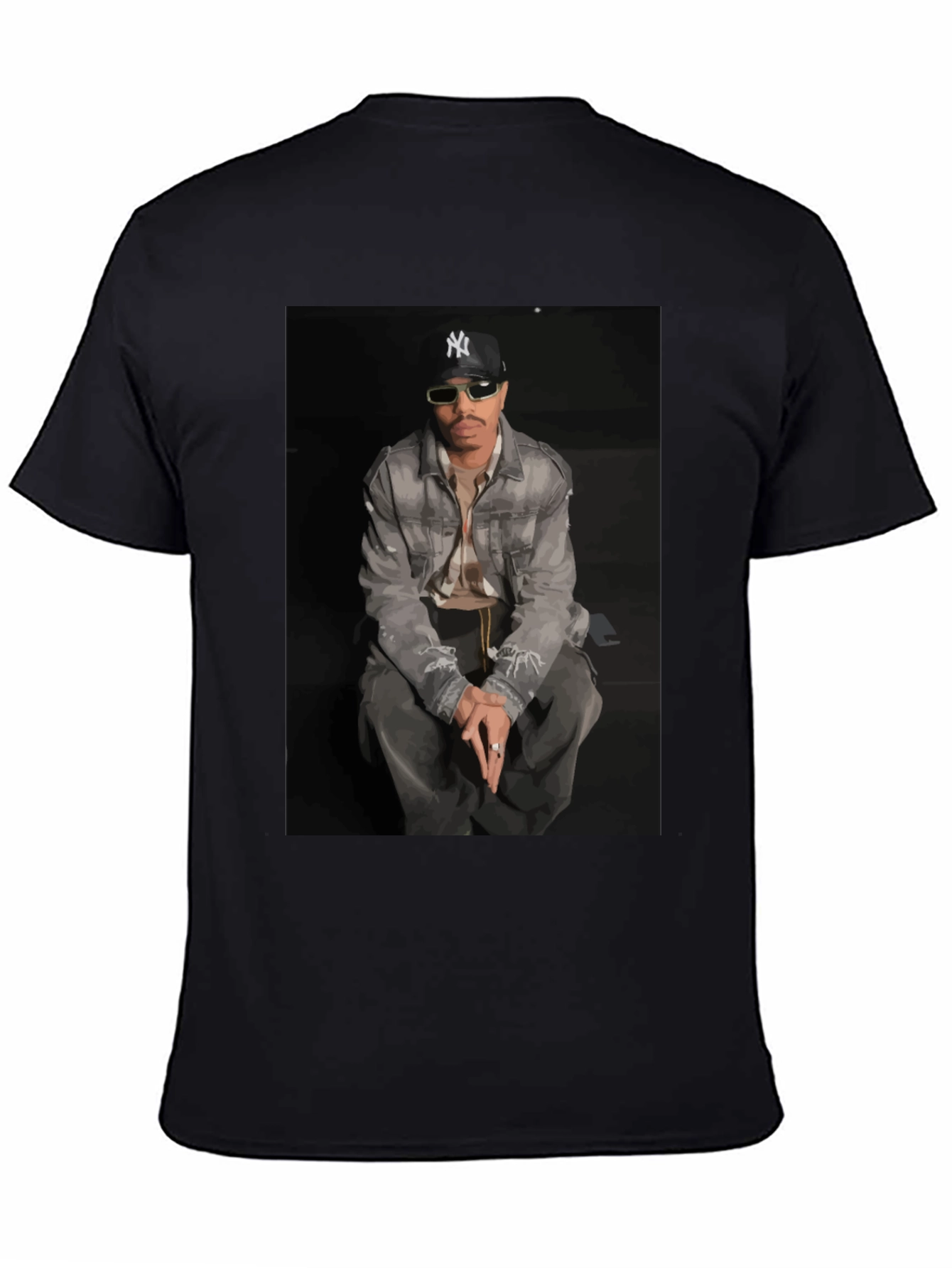 Camiseta Hombre Estampada Diseño Urbano