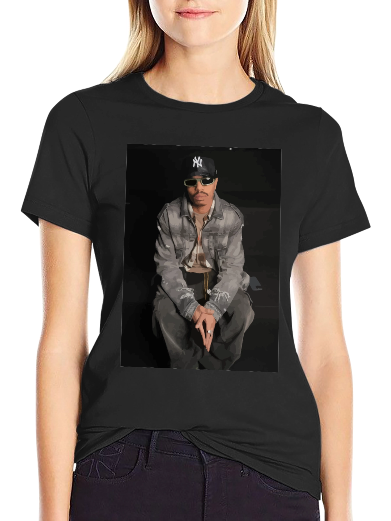 Camiseta Hombre Estampada Diseño Urbano