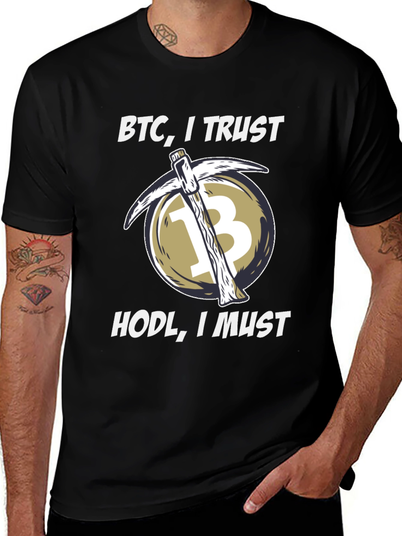 Camiseta Bitcoin HODL: Confía en BTC ¡Debes Mantener!