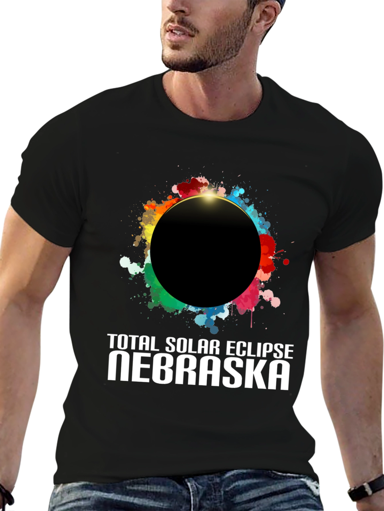 Camiseta Eclipse Solar Nebraska