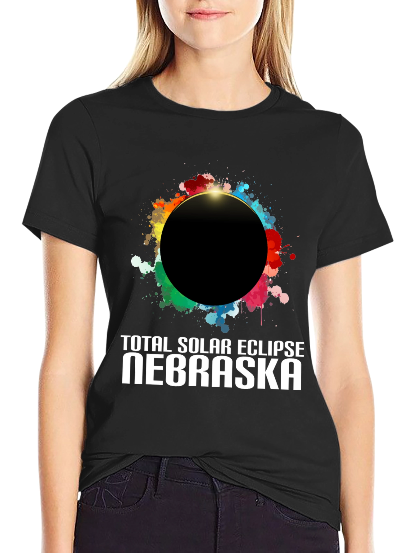 Camiseta Eclipse Solar Nebraska