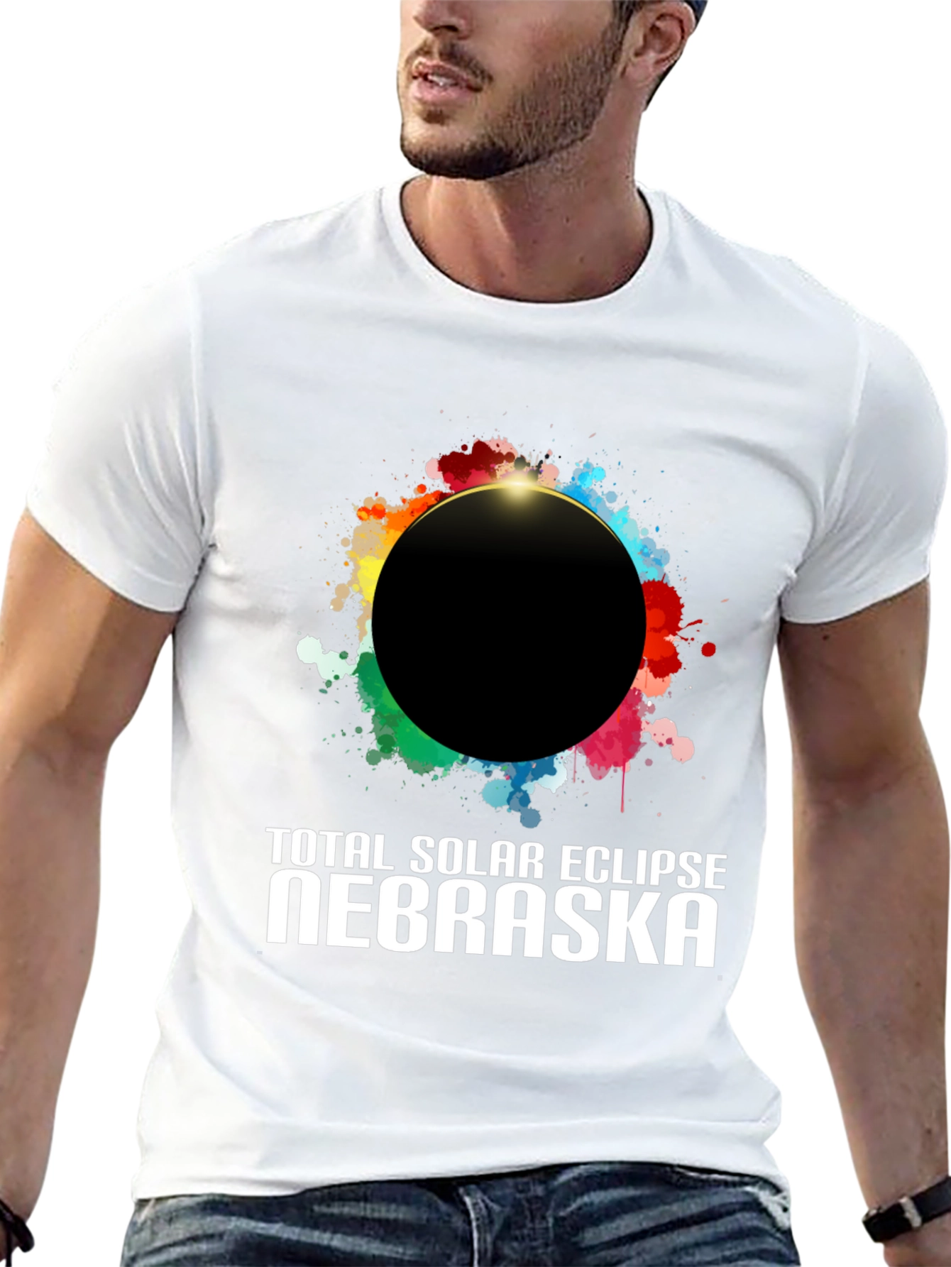 Camiseta Eclipse Solar Nebraska
