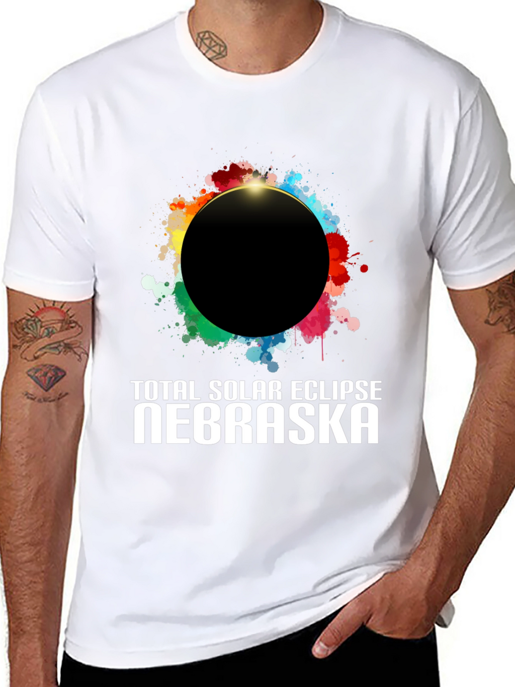 Camiseta Eclipse Solar Nebraska