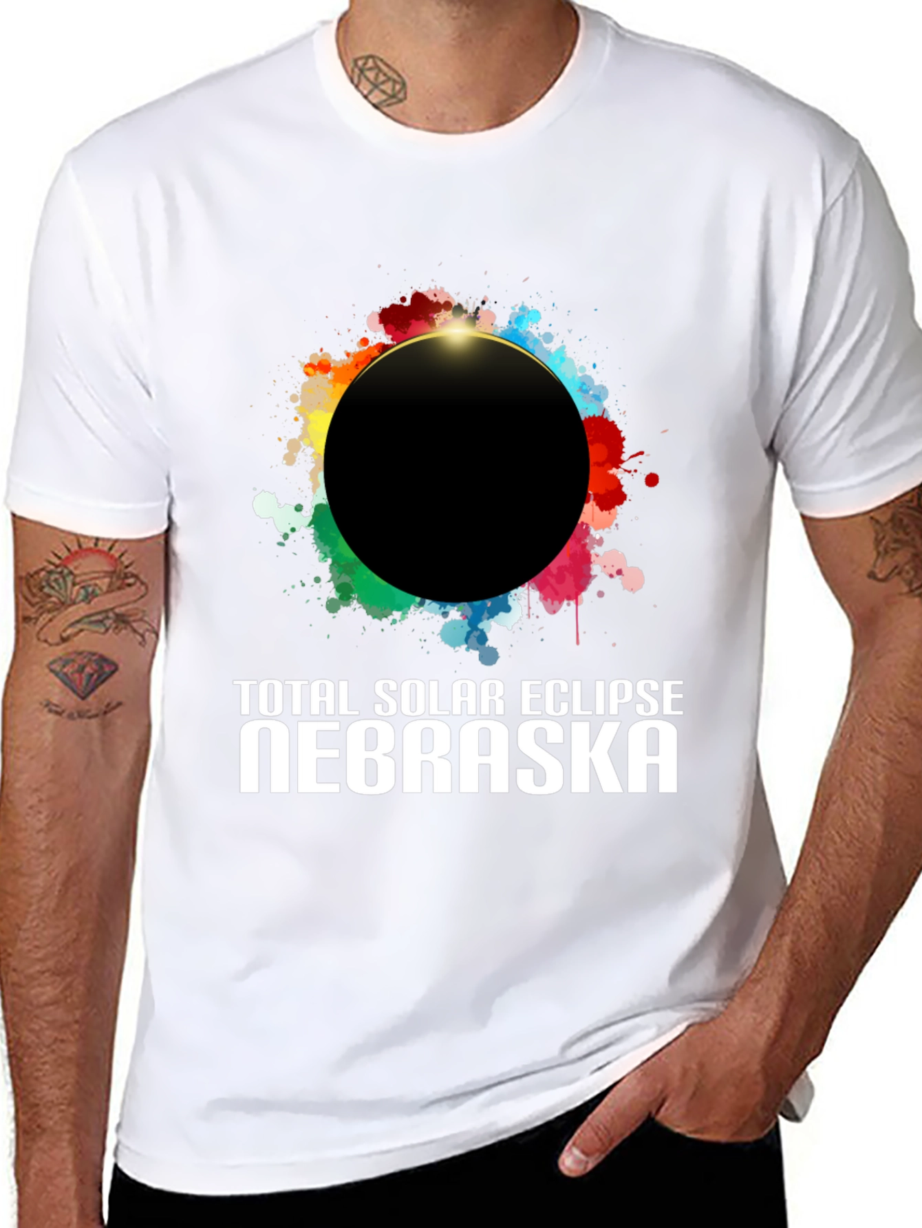 Camiseta Eclipse Solar Nebraska