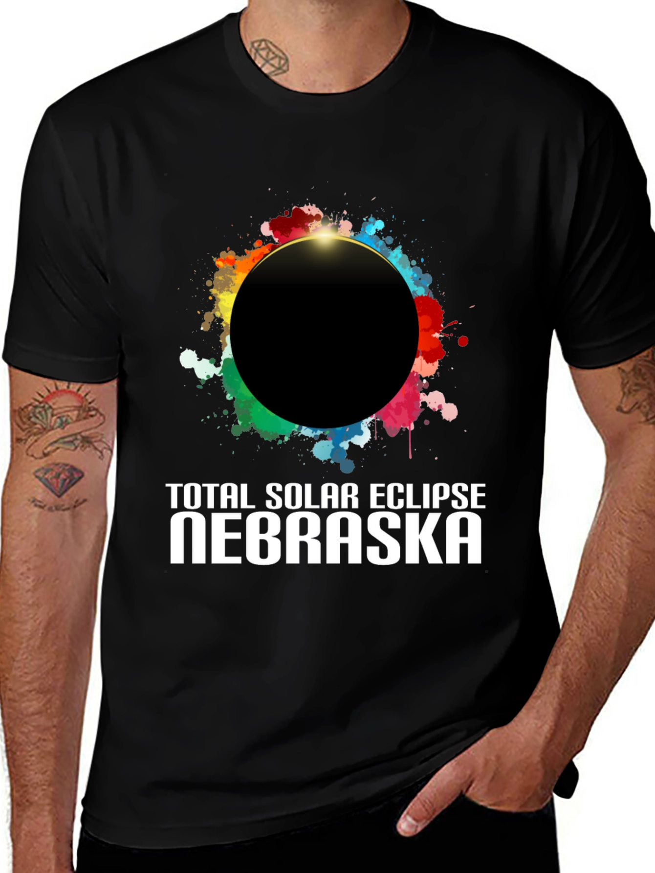 Camiseta Eclipse Solar Nebraska