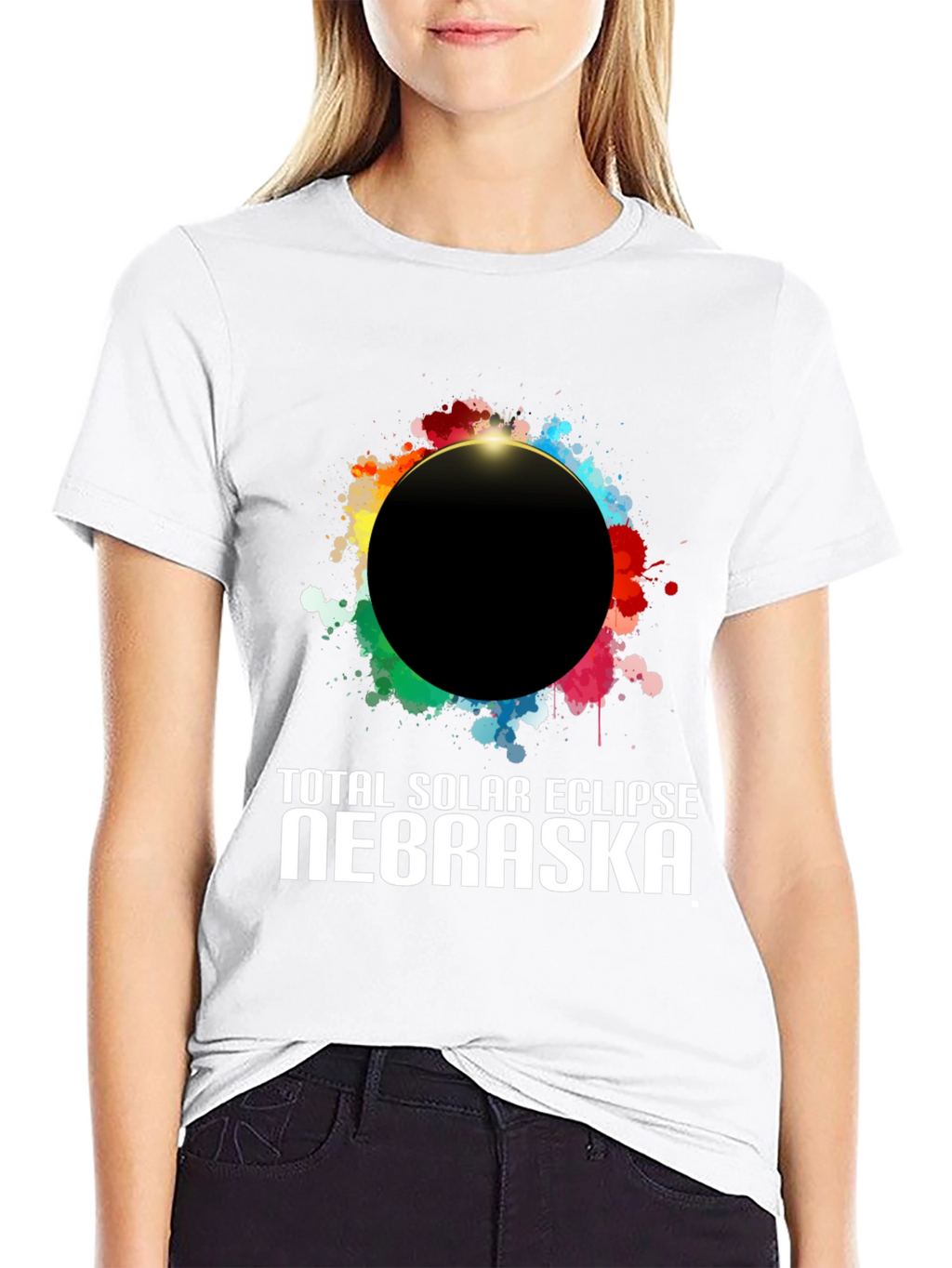 Camiseta Eclipse Solar Nebraska