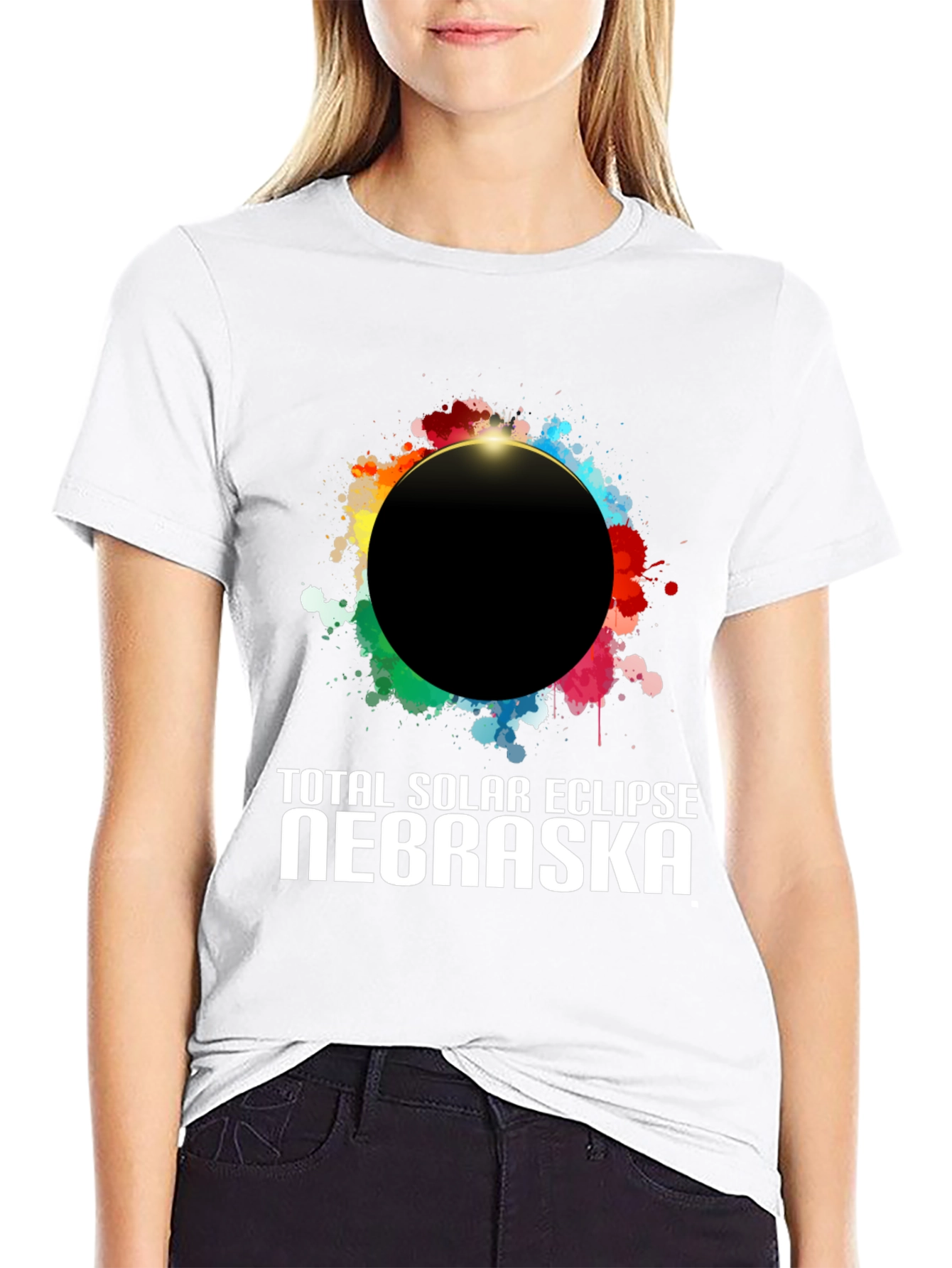 Camiseta Eclipse Solar Nebraska