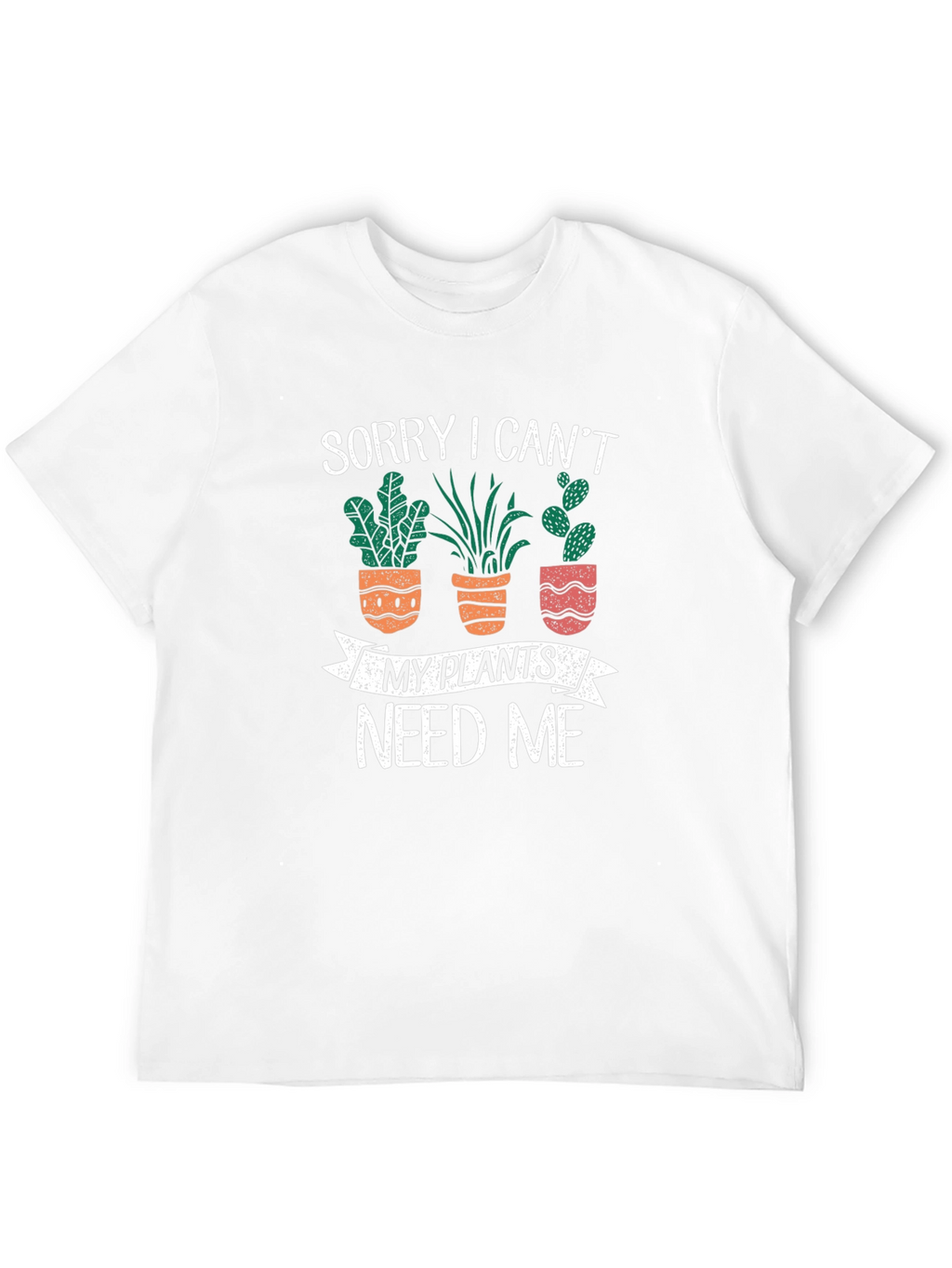 Camiseta Negra con Diseño de Plantas