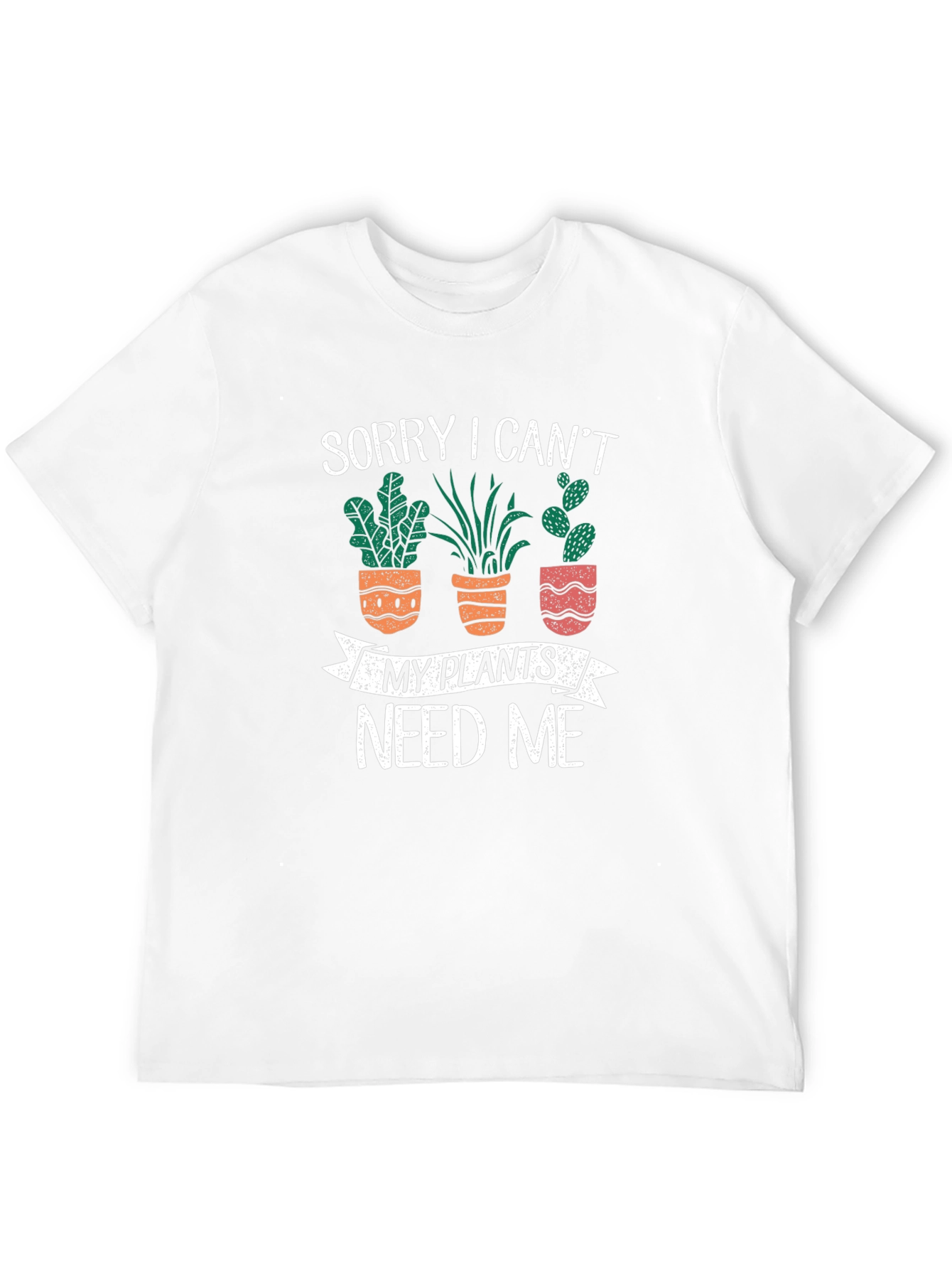 Camiseta Negra con Diseño de Plantas