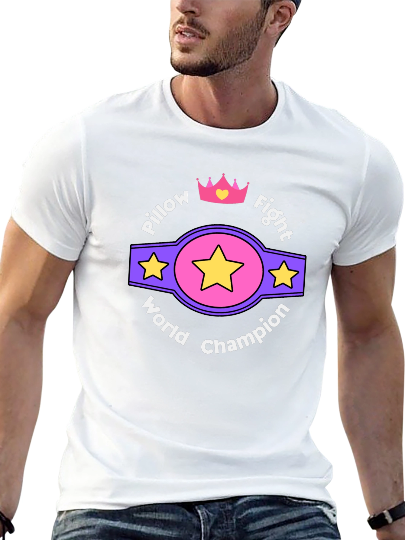 Camiseta Campeón Mundial de Pelea de Almohadas