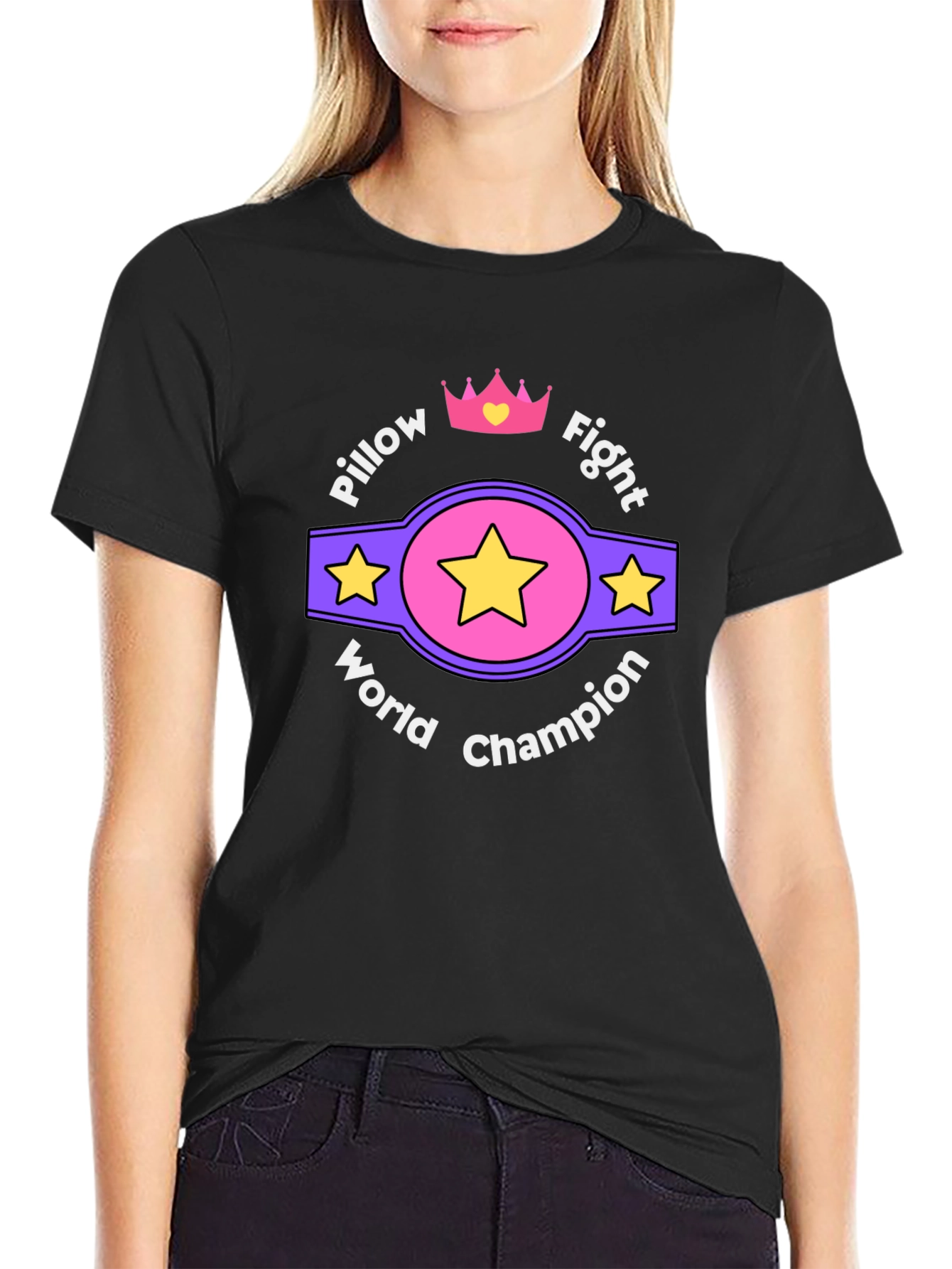 Camiseta Campeón Mundial de Pelea de Almohadas