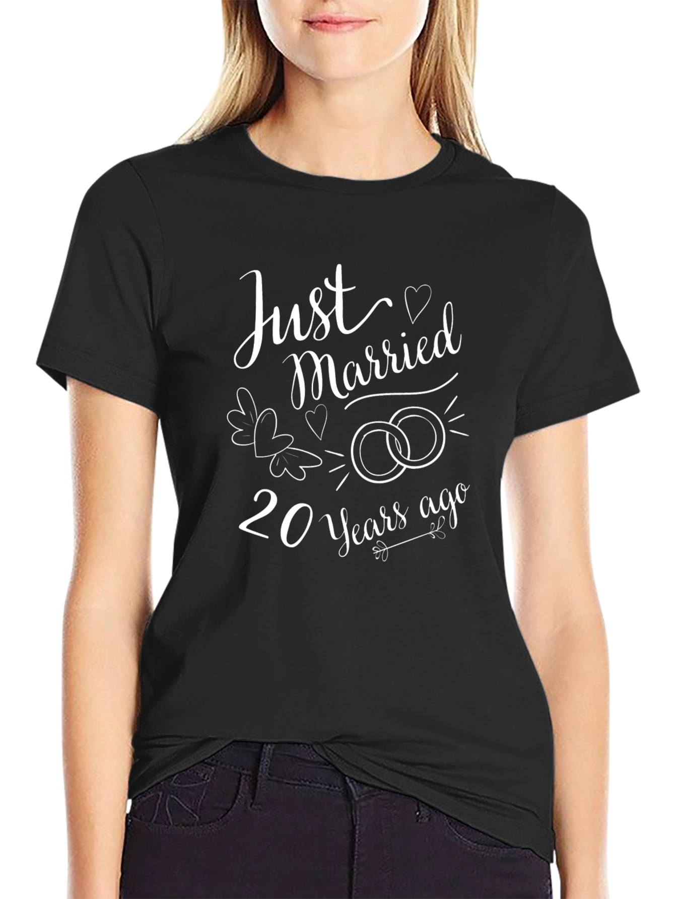 Camiseta Hombre Aniversario de Boda - 20 Años
