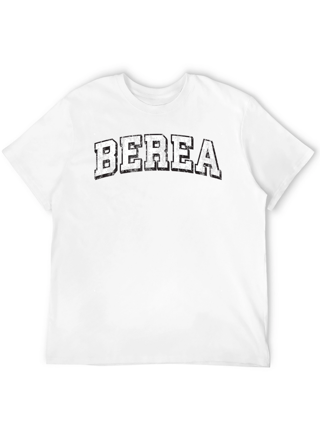 Camiseta Berea Clásica Negra Algodón para Hombre
