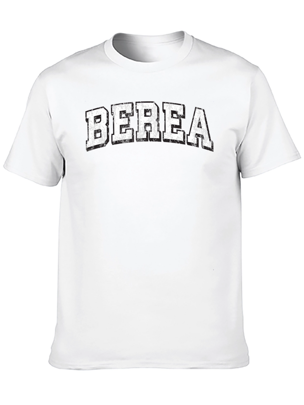 Camiseta Berea Clásica Negra Algodón para Hombre